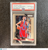 2018-19 Panini Prizm Black #93 Jonas Valanciunas Signed Card AUTO 10 PSA Slabbed