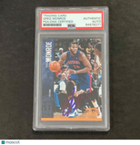 2012-13 Panini Threads #36 Greg Monroe Signed Card AUTO PSA Slabbed Pistons