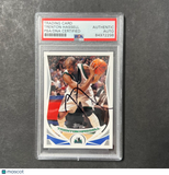 2004-05 Topps #216 Trenton Hassell Signed Card AUTO PSA Slabbed Minnesota Timber