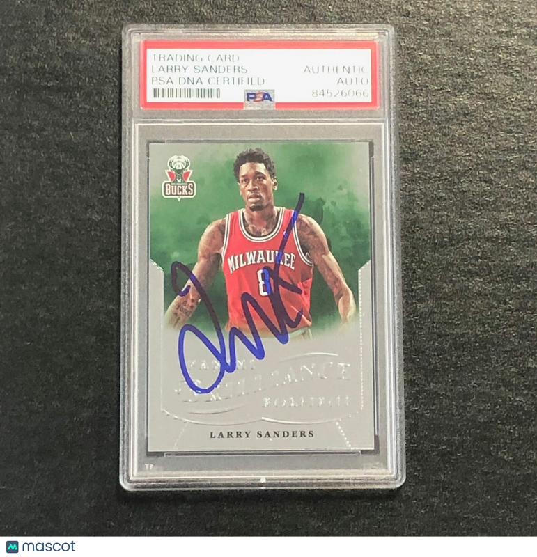 2012-13 Panini Brilliance #126 Larry Sanders Signed Card AUTO PSA/DNA Slabbed Bu