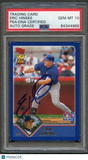 2003 Topps #40 Eric Hinske Signed Card PSA/DNA Slabbed Autographed AUTO Grade 10