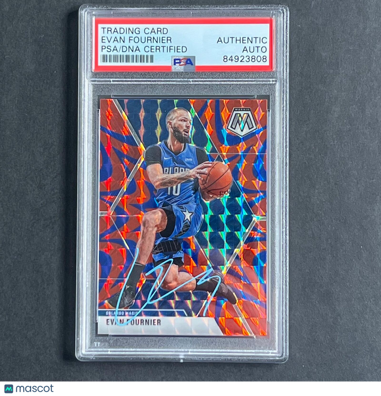 2019-20 Panini Mosaic #2 EVAN FOURNIER Signed Card AUTO PSA Slabbed Magic
