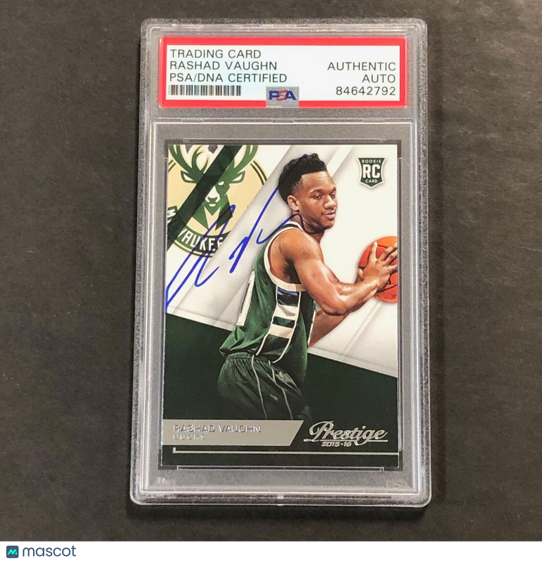 2015-16 Panini Prestige #205 Rashad Vaughn Signed Card AUTO PSA Slabbed RC Rooki