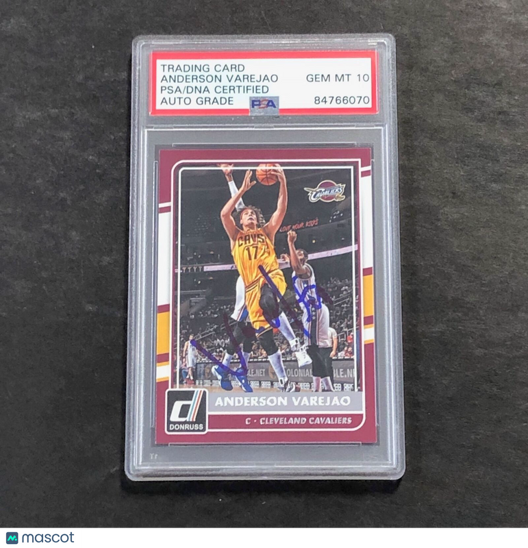 2015-16 Panini Donruss #174 Anderson Varejao Signed Card AUTO GRADE 10 PSA Slabb