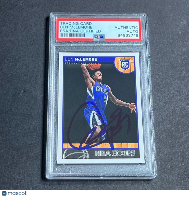 2013-14 Panini NBA Hoops #267 Ben McLemore Signed Card AUTO PSA Slabbed RC Kings