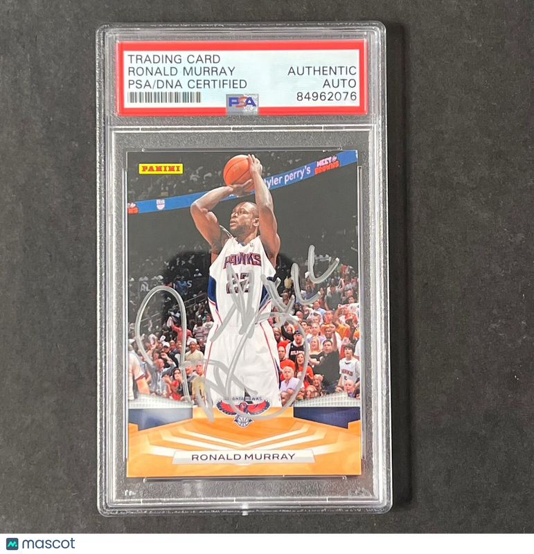 2009 Panini #110 Ronald Murray Signed Card AUTO PSA Slabbed Hawks