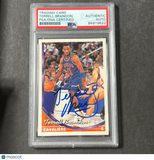 1993-94 Topps #183 Terrell Brandon Signed Card AUTO PSA/DNA Slabbed Cavaliers