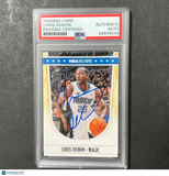 2010-11 Panini Donruss #175 Chris Duhon Signed Card AUTO 10 PSA Slabbed Magic