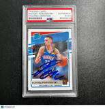 2020-21 Panini Donruss #209 Aleksej Pokusevski Signed Card AUTO PSA Slabbed RC T