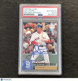 2009 Upper Deck #553 Jed Lowrie Signed Card PSA Slabbed Auto Red Sox