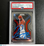 2020-21 Panini Prizm #264 Aleksej Pokusevski Signed Card AUTO PSA Slabbed RC Thu