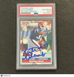 1991 NFL #80 Nate Odomes signed card PSA Slabbed Signed Auto
