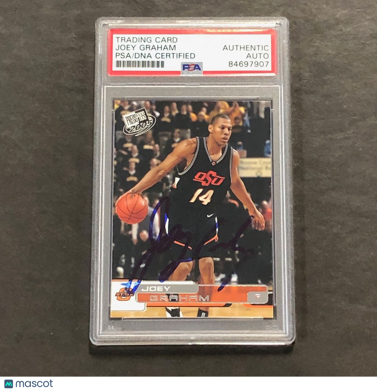 2004-05 PressPass #14 Joey Graham Signed Card PSA Slabbed