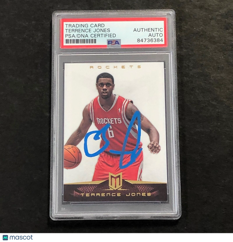 2012-13 Panini Momentum #98 Terrence Jones Signed AUTO PSA/DNA Rockets