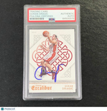 2015-16 Panini Excalibur #102 Goran Dragic Signed Card AUTO PSA/DNA Slabbed Heat