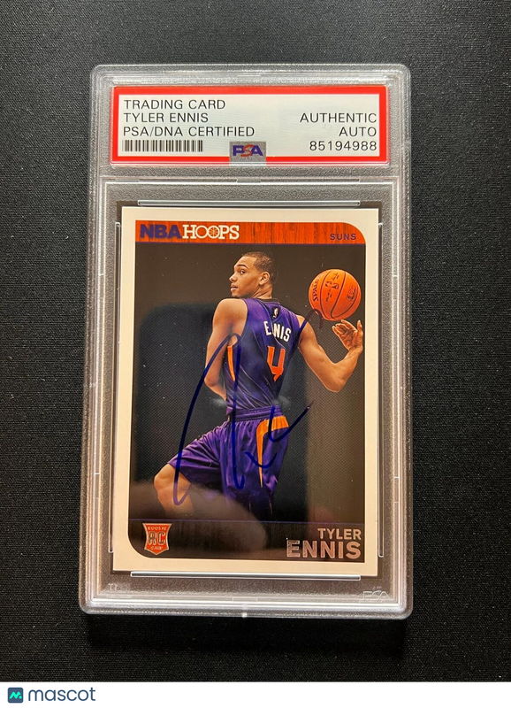 2014-15 NBA Hoops #276 Tyler Ennis Signed Rookie Card AUTO PSA Slabbed RC Suns