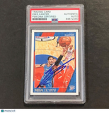 2016-17 NBA Hoops #133 Enes Kanter Signed AUTO PSA Slabbed Thunder