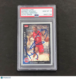 2008-2009 Fleer #13 Rodney Stuckey Signed Card AUTO PSA Slabbed Pistons