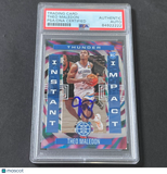 2020-21 Panini Illusions #15 Theo Maledon Signed Card AUTO PSA Slabbed Thunder