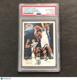 2000-01 Fleer Focus #124 Hersey Hawkins Signed Card PSA Slabbed Hornets