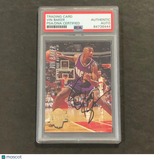 1993-94 #102 Vin Baker Signed Card PSA/DNA Slabbed Bucks