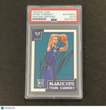 2015-16 Hoops #281 Frank Kaminsky Signed Card PSA Slabbed RC Rookie