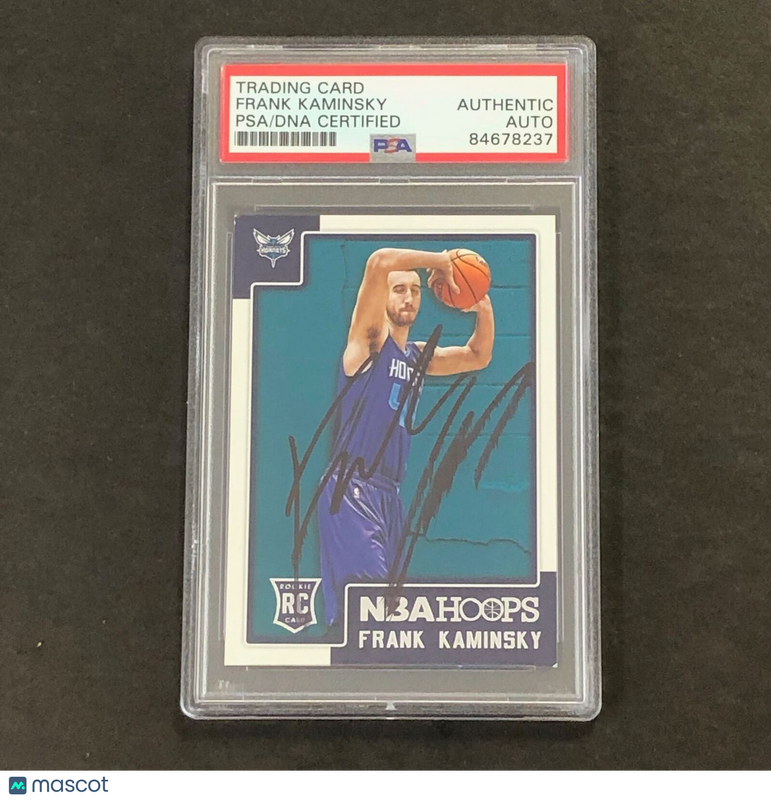 2015-16 Hoops #281 Frank Kaminsky Signed Card PSA Slabbed RC Rookie