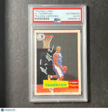 2007-08 Topps 50th Anniversary #124 Al Thornton Signed Card AUTO PSA Slabbed RC