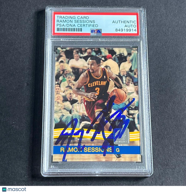 2010-11 Panini Donruss #49 Ramon Sessions Signed AUTO PSA Slabbed Cavaliers