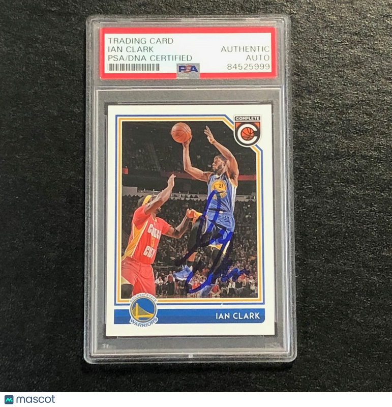 2016-17 Panini Complete #373 Ian Clark Signed Card AUTO PSA Slabbed Warriors