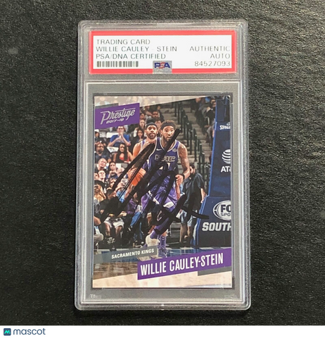 2017-18 Panini Prestige #56 Willie Cauley-Stein Signed Card AUTO PSA Slabbed Kin