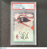 2000-01 Fleer NBA Properties Howard Eisley Signed Card PSA Slabbed Mavericks