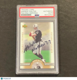 2005 Upper Deck #112 Andrew Walter AUTO card PSA Raiders Signed