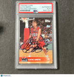 2000 Topps Team WNBA #44 Katie Smith Signed Card Auto PSA Slabbed USA