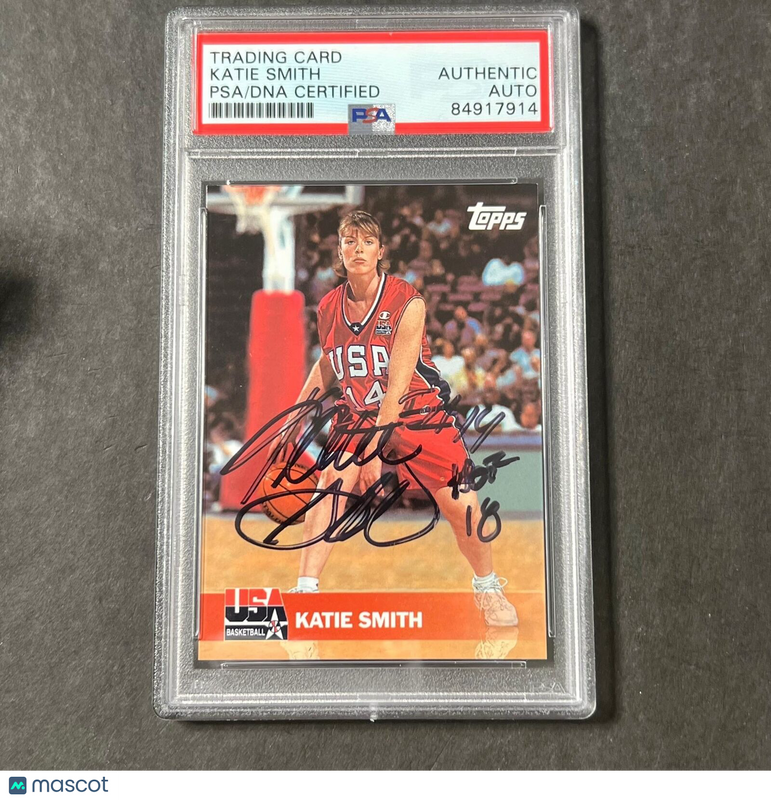 2000 Topps Team WNBA #44 Katie Smith Signed Card Auto PSA Slabbed USA