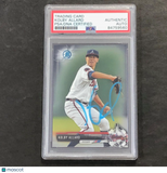 2017 Topps Bowman Chrome Prospects #BCP47 Kolby Allard Signed Card Auto PSA Slabbed Oakland