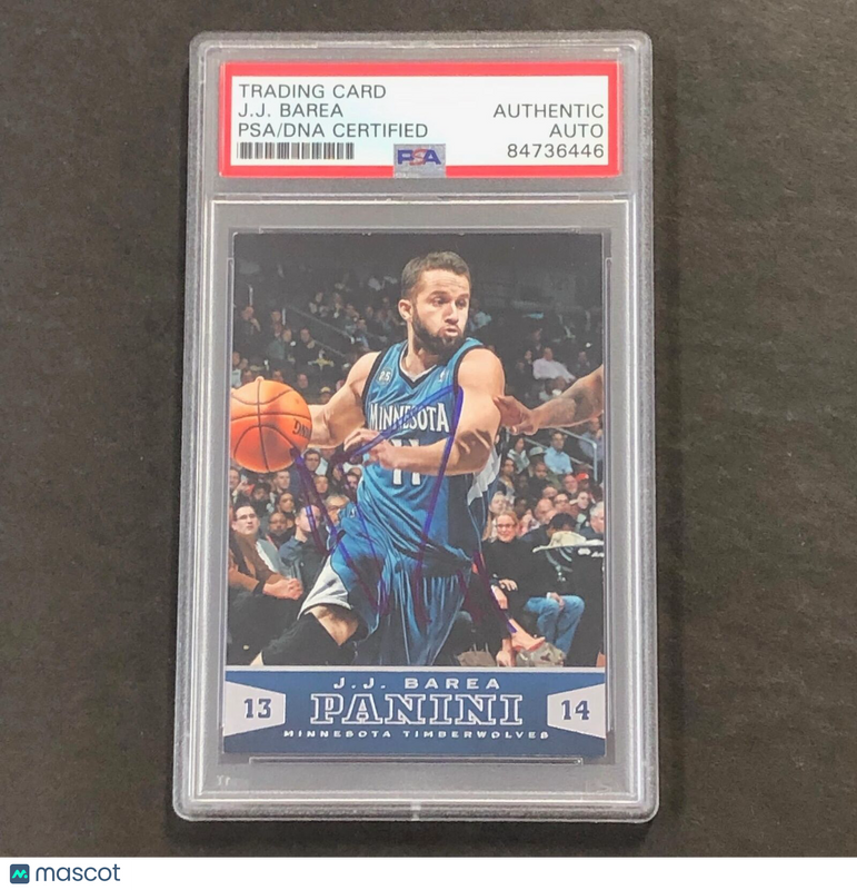 2013-14 NBA Panini Basketball #108 JJ Barea Signed Card AUTO PSA/DNA Slabbed Tim