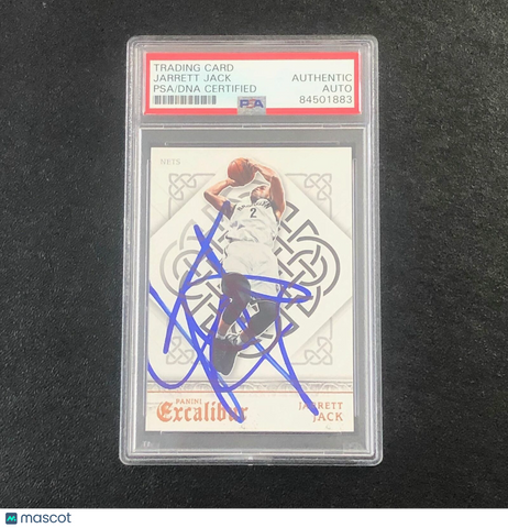 2015-16 Panini Excalibur #19 Jarrett Jack Signed Card AUTO PSA Slabbed Nets