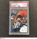 2003-04 Upper Deck Black Diamond #124 Zaza Pachulia Signed Card AUTO PSA Slabbed