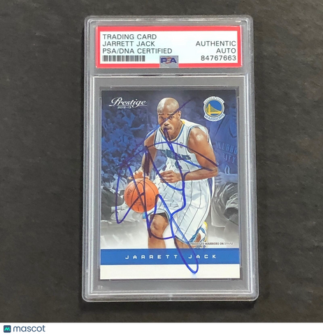 2012-13 Panini Prestige #77 Jarrett Jack Signed Card AUTO PSA Slabbed Warriors