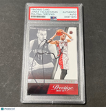 2014-15 Panini Prestige #152 Jonas Valanciunas Signed Card AUTO PSA Slabbed Rapt