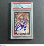 2008-09 NBA Fleer #167 Martell Webster Signed Card AUTO PSA Slabbed Trail Blazer