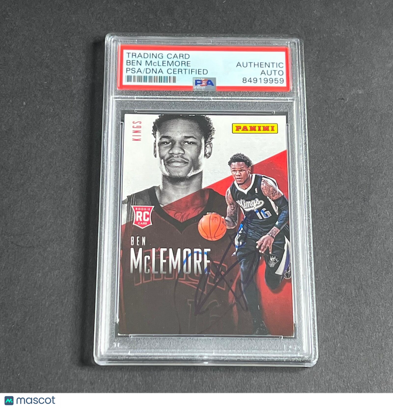 2014-15 Panini #R13 Ben McLemore Signed Card AUTO PSA Slabbed RC Kings