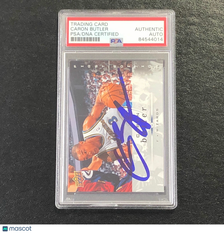 2008-09 Upper Deck First Edition #197 Caron Butler Signed Card AUTO PSA Slabbed