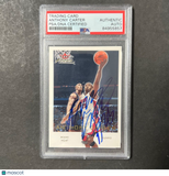 2000-2001 Fleer Focus #140 Anthony Carter Signed Card AUTO PSA Slabbed Heat