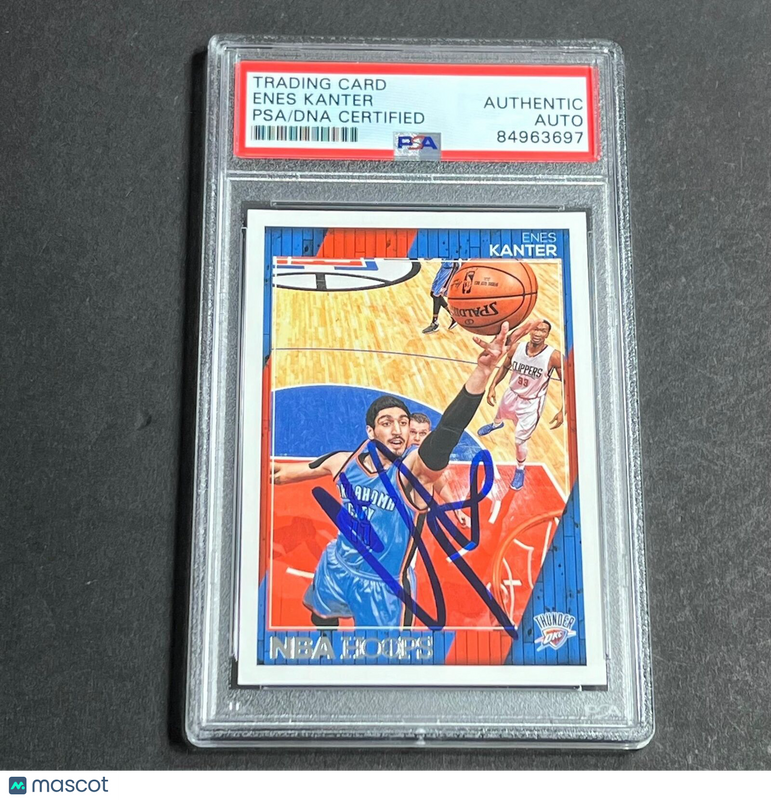 2016-17 Panini #133 Enes Kanter Signed Auto PSA Slabbed Thunder