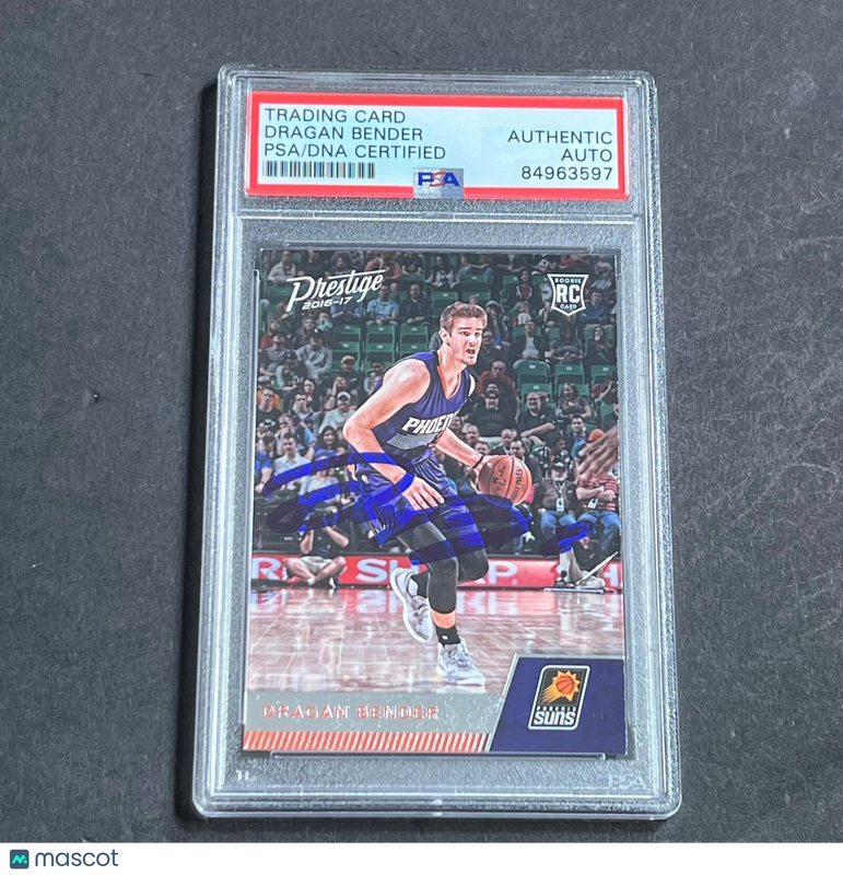 2016-17 Panini Prestige #154 Dragan Bender Signed Card AUTO PSA Slabbed RC Suns