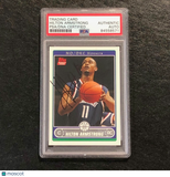2006-07 Topps #236 Hilton Armstrong Signed Card Auto PSA Slabbed Hornets