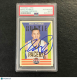 2012-13 Panini Past & Present #224 Miles Plumlee Signed Rookie Card AUTO PSA Sla