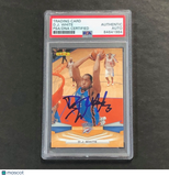 2009-10 Panini Basketball #228 DJ White Signed Card AUTO PSA Slabbed Thunder